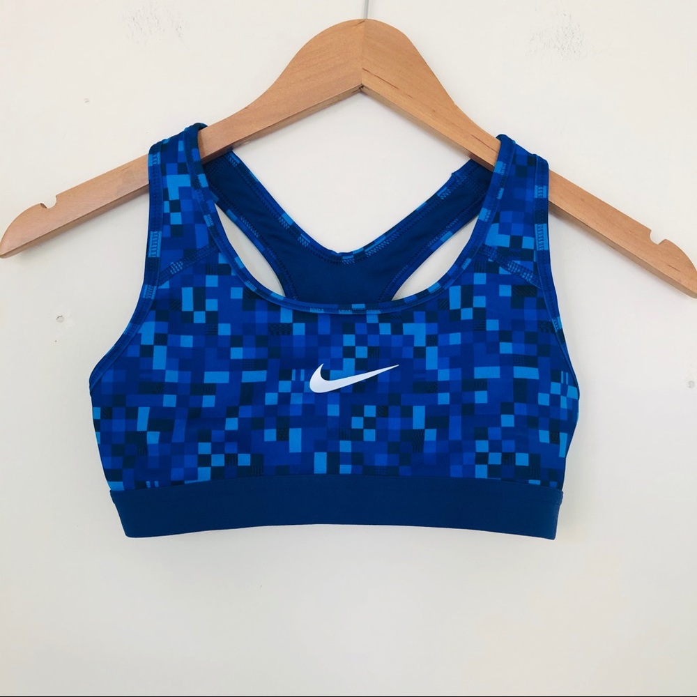 Nike Blue Pixel Sports Bra